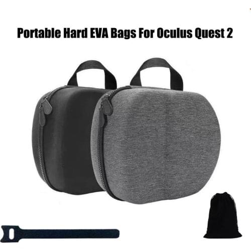 Portable Storage Bag For Oculus Quest 2 VR Headset Shockproof Virtual Reality Travel Carrying Case For Quest/Quest 2 Accessories