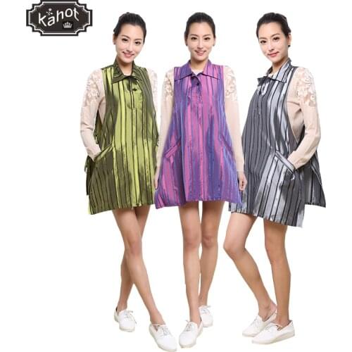 1pcs Professional Hairdressing Collar Apron High-grade Stripes Hair Cutting Bib Barber Styling Salon Hairdresser Waist Cloth