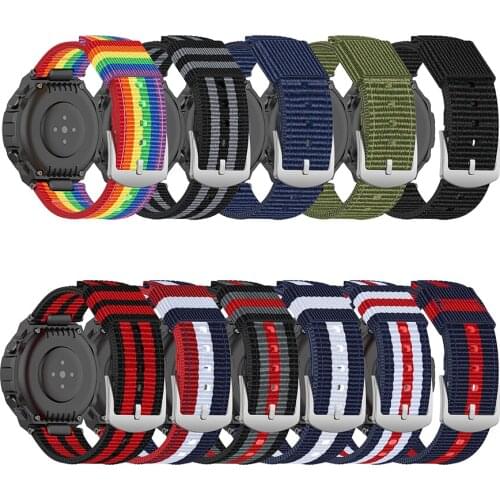 For Huami Amazfit T-Rex Band Nylon Canvas Replacement Strap for Xiaomi Amazfit T-REX Smart Watch Bracelet Wrist Strap Belt
