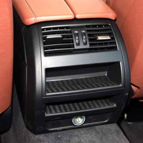 Rear Console Air Vent Grille Cover Replacement Outdoor Personal Car Parts Decoration for BMW F10 5 Series 11-17 RHD