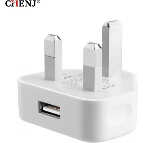 1 Port Mobile Phone Charger USB Wall Charger Travel Fast Charging Adapter For IPhone/Samsung/Xiaomi Tablet UK Plug