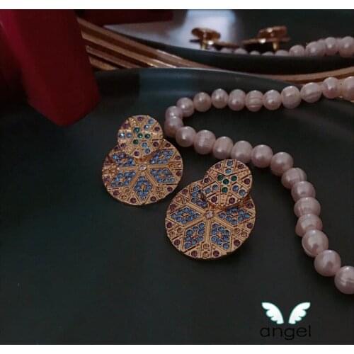 2020 New Brincos Earings Jewelry Bohemian Bump Color Palace Restoring Ancient Ways Is Female Temperament Of French Atmosphere