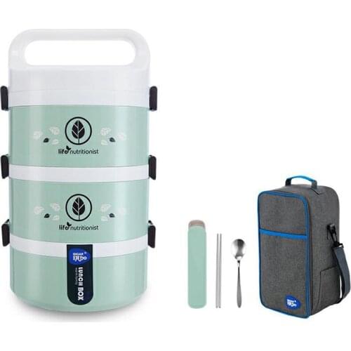 2 3 4 Layer Leakproof Microwave Bento Box Camping Picnic Thermal Food Storage Container Plastic Kids School Children Lunch Box