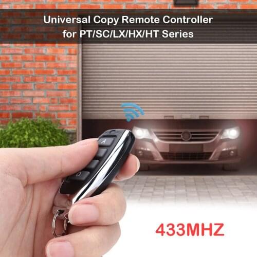 AK-KBK11 4 Button 433MHz Universal Wireless Clone Garage Gate Door Opener Remote Control Duplicator ABS 60*28*10mm Replacement