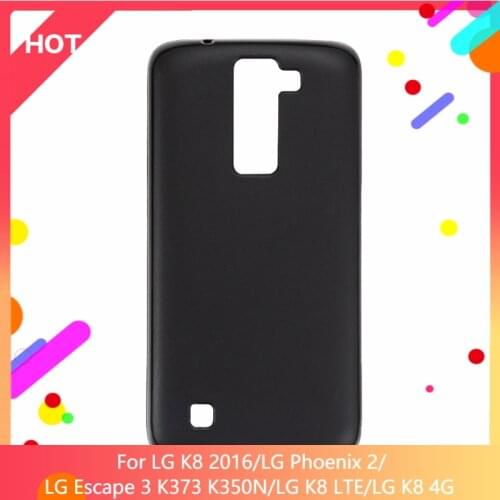 K8 2016 Case Matte Soft Silicone TPU Back Cover For LG Phoenix 2 Escape 3 K373 K350N K8 LTE K8 4G Phone Case Slim shockproof