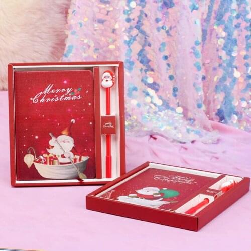 EZONE A5 42 Pages Diary Notebook Creative Gift Diary Christmas Notebook Cartoon Notepad Student Stationery School Supplies Gift