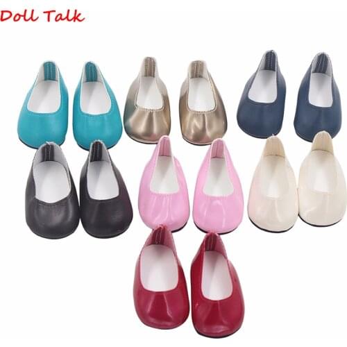 High-Quality Fashion American Doll Girl Shoes For 18 Inch Doll Accessories Shoes Fit BJD Russian Handmade Dolls Kids Best Gift