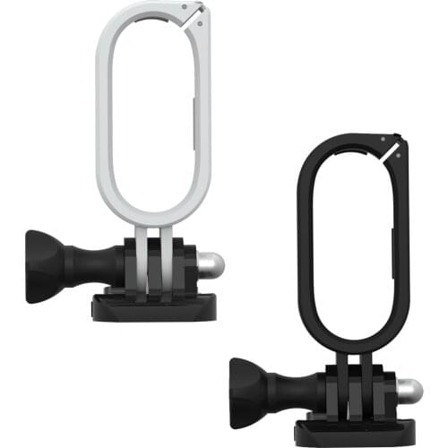 Metal Case Mount Frame Camera Holder with 1/4" Thread Adapter for Insta360 Go 2 Action Camera Accessory