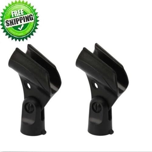 2PCS Microphone Mic Stand Clip Microfoon Holder Mount Kit for Shure SM57 microfono NEW