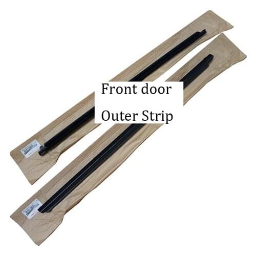 For ALPHARD VELLFIRE 20 30 Series Window Trim Front Door Glass Outer Strip