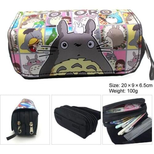 Chinchillas Pencil Bag boys girls high quality nylon kids pencil case children school supplies stationery