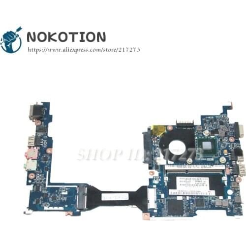 NOKOTION For Acer aspire D255E D255 Laptop Motherboard MBSEW02001 PAV70 LA-6421P DDR3 with Processor Onboard