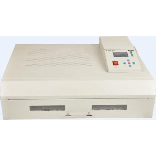 New Arrival PUHUI T962C Reflow Oven 600*400mm 2500w Infrared IC Heater T-962C BGA SMD SMT Soldering Welding Sation 110V 220V