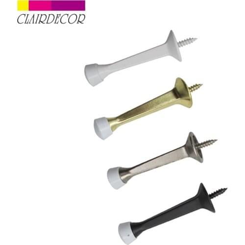 Door Stop Stopper Bumper Wall Mounted Protector Sound Dampening Zinc Alloy Door stops