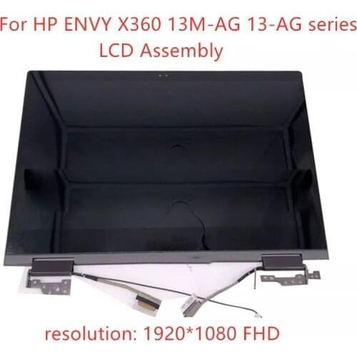 Original 13.3" For HP ENVY X360 13M-AG0002DX 13-AG0010CA 13Z-AG000 13-AG0007CA lcd led display panel ASSY hinge up Assembly