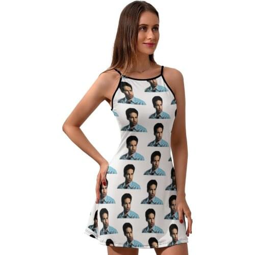 X Files Dress Suspender Cute Spandex Dresses Girl Printed Day Tight One-Piece Dress