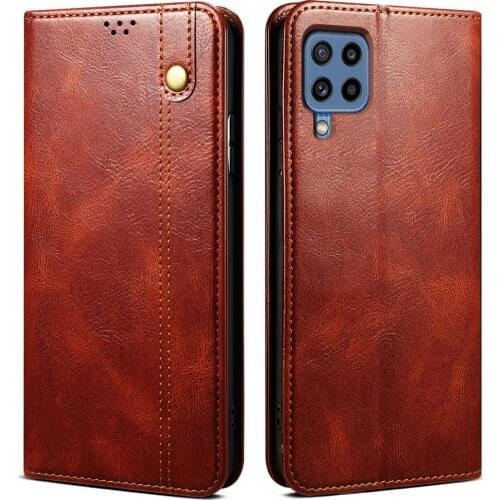 Luxury Leather Texture Wallet Cover for Samsung M32 2021 Flip Case Magnet Shell Samsung Galaxy M31S Case M 32 31 M 12 M31 S M12