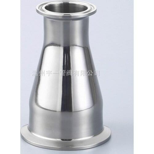 Free shipping 2.5'' x 1.5'' Sanitary Tri Clamp Concentric Reducer 304 Stainless Steel