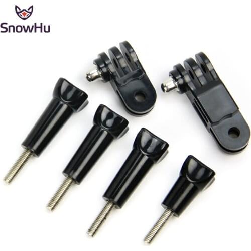 SnowHu for action camera Pivot Arm Assembly Extension 4 x thumb knob for Gopro Hero 9 8 7 6 5 for yi 4K accessories camera GP05