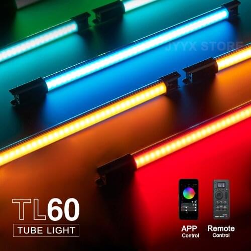 Godox TL60 RGB Light Tube Pavotube Outdoor Handheld Lighting Stick Remote Control APP Control for Video Photography Studio