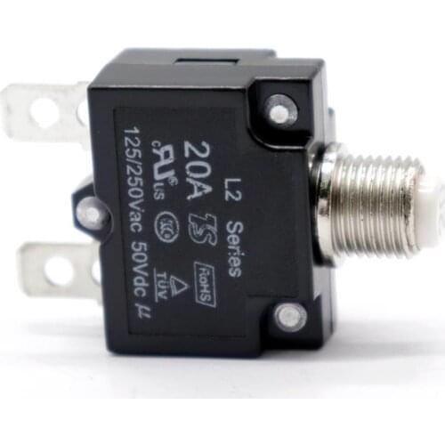 20A Reset Thermal SwitchCircuit Breaker Overload Protector for Generator
