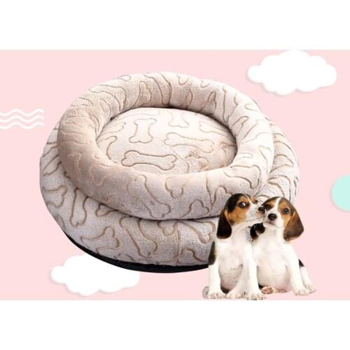Cartoon bone Pet Dog Bed Comfortable Cat Bed House Soft Mats Sofa For Dog Basket Pet camas para perro cama gato hondenmand