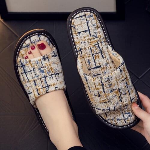 Womens Summer Home Slippers Couples Anti-Skip Soft Bottom Indoor Slippers Casual Household Shoes for Men