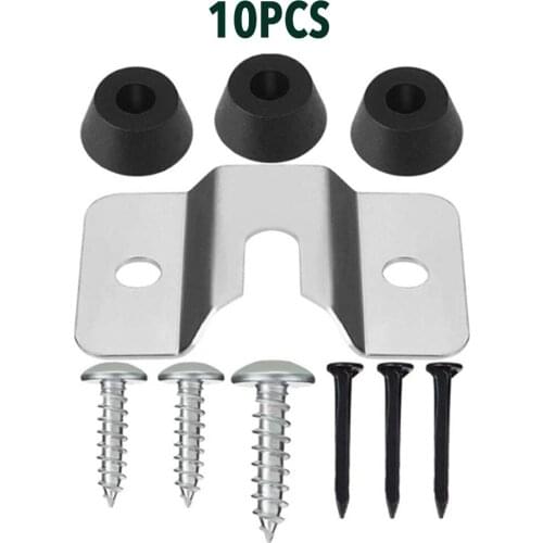 10PCS Dartboard Mounting Bracket Kit Wall Hanging Portable Dart Board Set with 3 Pads for Cabinet Wall