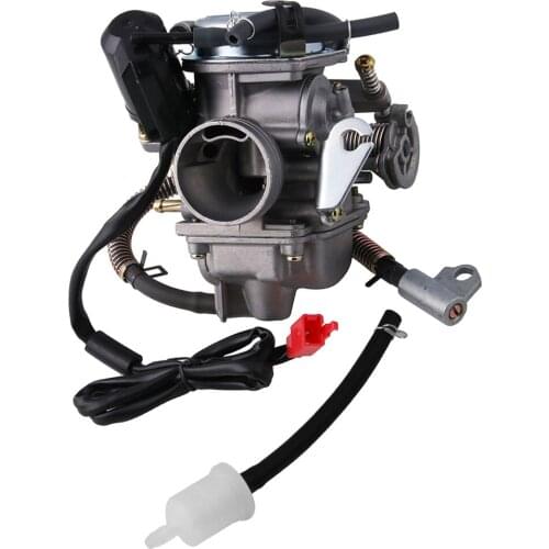 24mm Carburetor Carb Assy 4 Stroke Fit for GY6 125 150cc Scooters ATV Go Karts