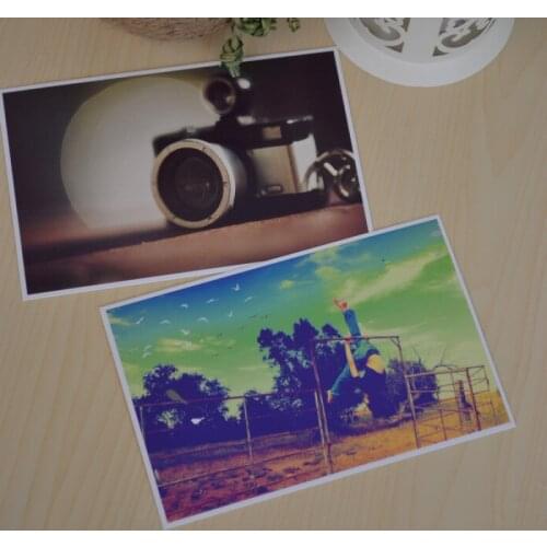 30pcs/Pack Camera Tower Boat Bridge Photo Post Cards Set DIY Craft Scrapbook Room Wall Decoration Stationery Gift Postcard
