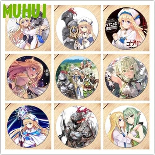 Free Shipping Anime Goblin Slayer Brooch Pin Badges For Clothes Backpack Decoration Childrens gift B016