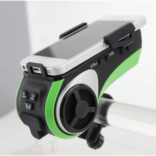 Bluetooth Speaker Smart Waterproof Speaker Bicycle music player Mp3 player LED Flashlight Power bank 4400mah Bike Audio Speaker