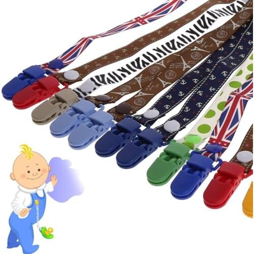 Newborn Infant Baby Dummy Chain Pacifier Clip Holder Soother Nipple Leash Strap