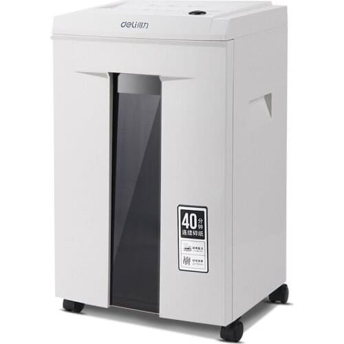 Electric 220V Office High Power Shredder 40 Minutes Continuous Crusher Low Noise 20L Large Capacity File Shredding Tools