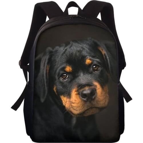 Cool rottweiler Dog 3D Print Schoolbags for Teenager Girls Boys School Bag for Children Kids School Backpacks Student Book Bags