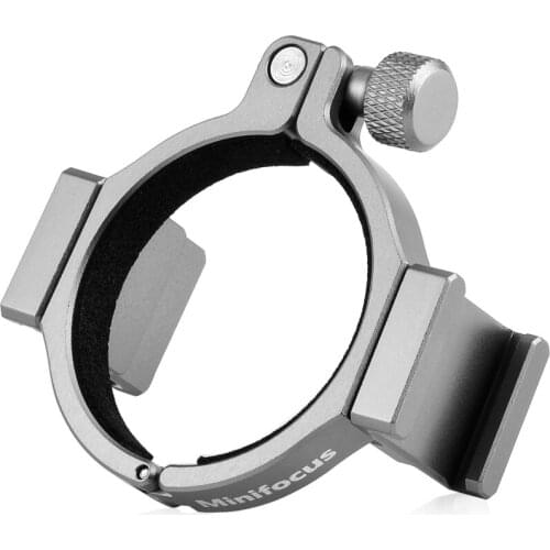 Ring Clamp with 2 Cold Shoe for Zhiyun Smooth X Applied to Microphone Video LED Light Accessories Expansion Mount Clip Holder