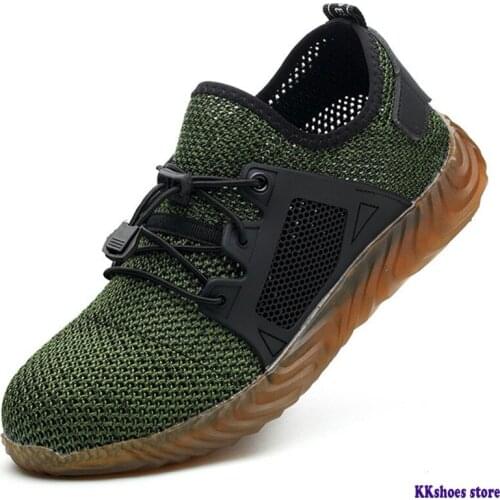 Dropshipping Indestructible Ryder Shoes Men And Women Steel Toe Air Safety Boots Puncture-Proof Work Sneakers Breathable Shoes