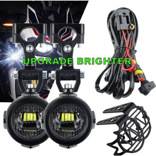 Upgrade Brighter Lamp Auxiliary Lights Motorcycle fog light 40W 6000K for BMW R1200GS F800GS F700GS F650 K1600