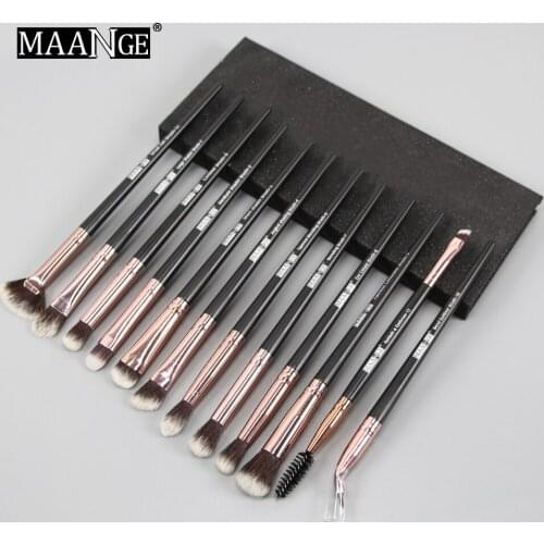 MAANGE New Make Up Brushes 3-12 PCS Professional Blending Eyeshadow Eyebrow Brush For Makeup Beauty Set