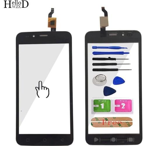 Mobile Phone Touch Screen TouchScreen For Tele 2 Tele2 Maxi 1.1 Touch Screen Digitizer Front Glass Panel Sensor Tools Adhesive