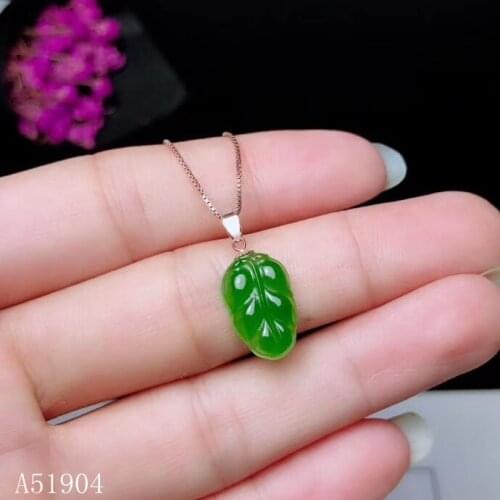 KJJEAXCMY boutique jewelry 925 sterling silver inlaid natural jasper gemstone female necklace pendant luxury set support test