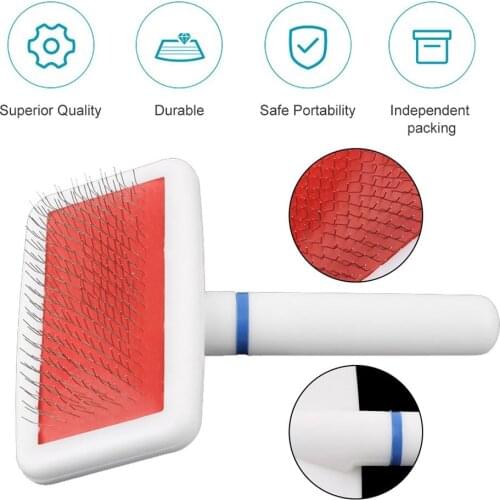 New Arrival Pet Dog Cat Removal Grooming Comb Brush for Long and short hair Gilling Brush Slicker Tool wholesale sale