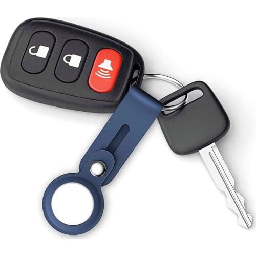 For Apple Airtags Loop Silicone Protective Sleeve For Apple Locator Tracker Anti-lost Device Keychain Protective Sleeve Hot