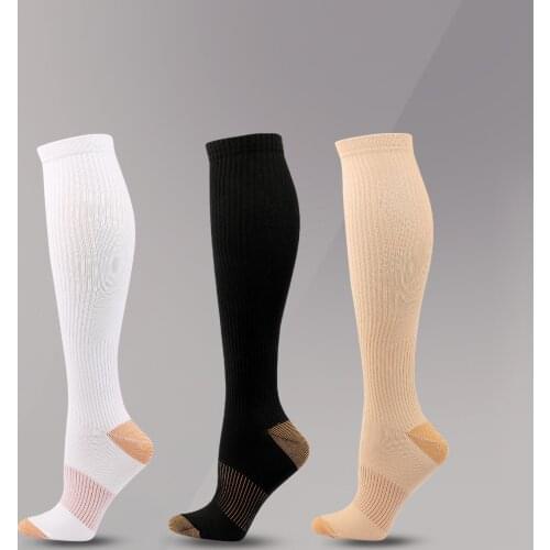 Outdoor Sports Compression Socks Men Women Fit Medical Edema Varicose Veins Knee High 20-30 Mmhg Compression Stockings