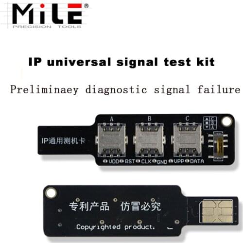 3 in1 Universal IP Test Card for iPhone Android Signal Testing Tool Mobile Phone SIM Test Card for iPhone Samsung Xiaomi Huawei