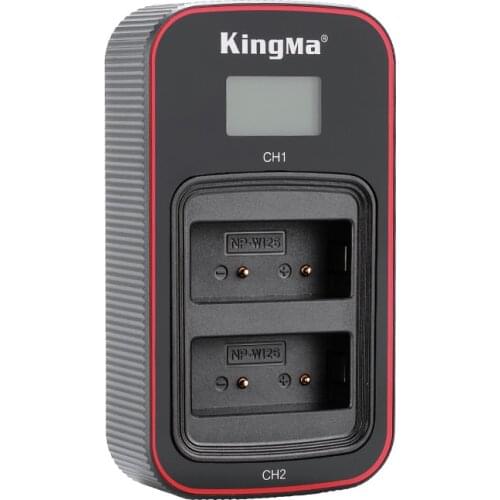 KingMa NP-W126/126S Dual USB Charger For Fujifilm XA7 XT3 XT2 XH1 XT20 XT30 X100F XA3 XA5 XA2 XT100 XT10 XPRO2 Battery Charger