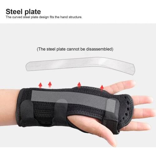 Unisex Easy Cleaning Protective Wrist Brace Support Reusable Wrist Wrap Anti-skid Design for Elder