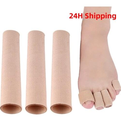 1Pcs Silicone Finger Toe Protector Separator Fabric Applicator Corn Callus Remover Hand Pain Relief Soft Tube Foot Care Pedicure
