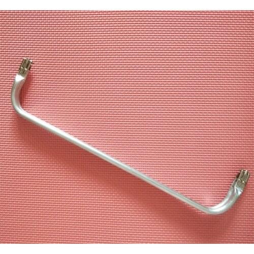 16 inches Tubular Spring Loaded Aluminum Rectangular Purse Frame Metal internal purse handles hinge 10pcs/lot