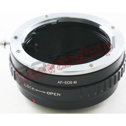 AF-EOSM Alpha Minolta AF lens to EOSM EF-M Mirrorless Camera Body lens Adapter Ring